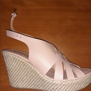 Pink Xoxo wedges 2.5 inches
